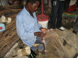 Making a fishing net